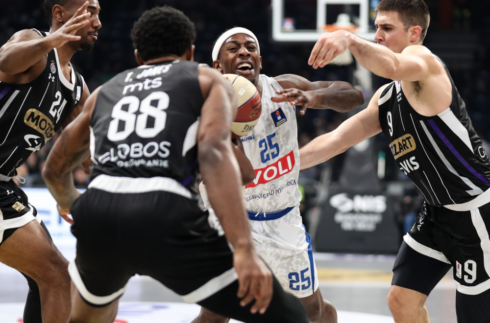 Odložen i meč Budućnost – Partizan