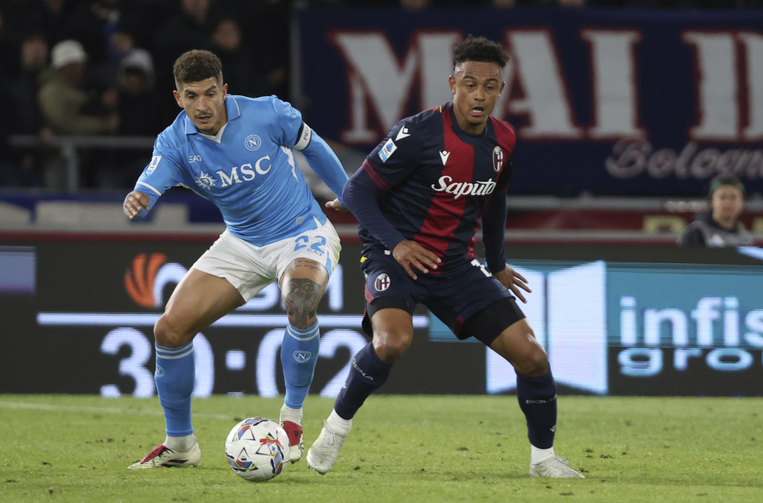 Bolonja "saplela" Napoli – rešava se titula u Italiji