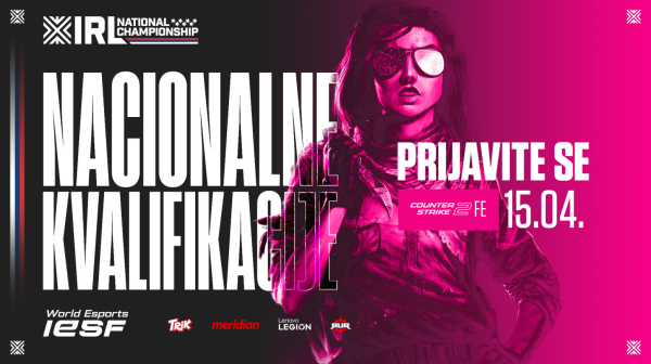 Prijave za ženske CS2 kvalifikacije za svetski IESF šampionat 2025 su otvorene!