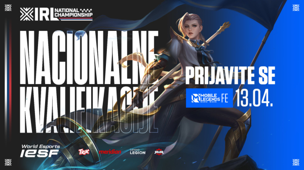 Prijave za nacionalne ženske MLBB kvalifikacije za IESF šampionat 2025 su otvorene!