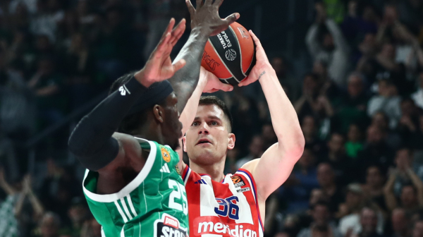 Zvezda završila na 10. mestu – nije mogla protiv Nana i Panatinaikosa VIDEO