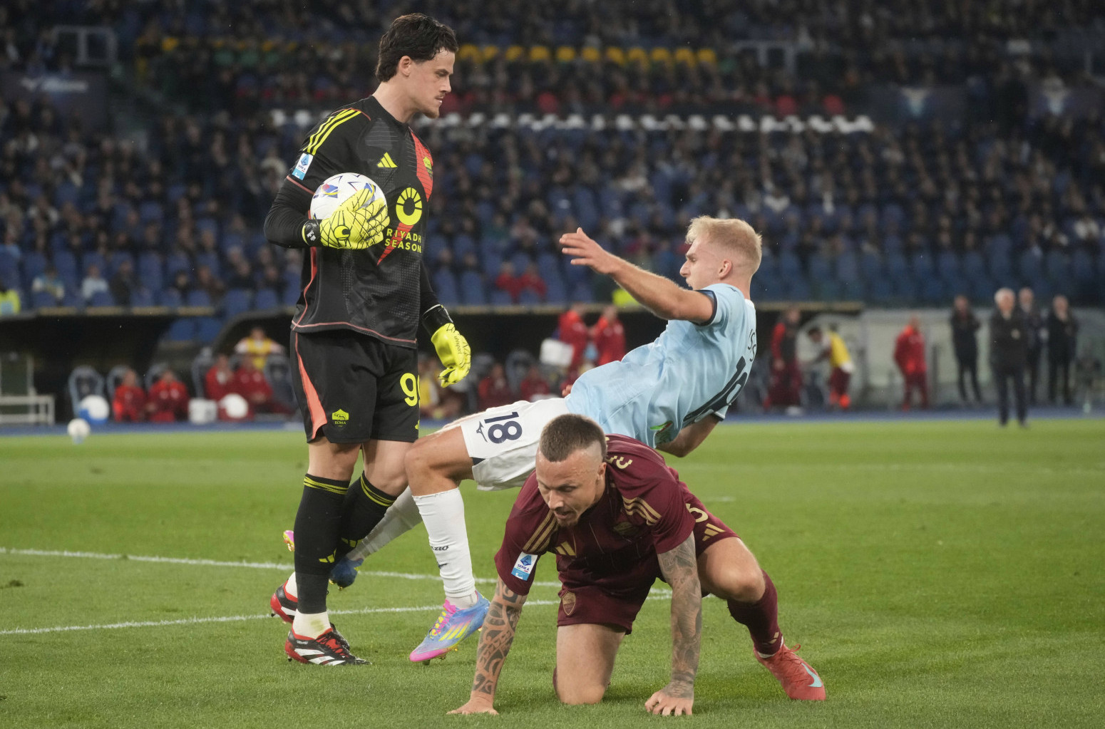 Svilar briljirao – Romu golčina spasila u "Derbiju dela Kapitale" VIDEO