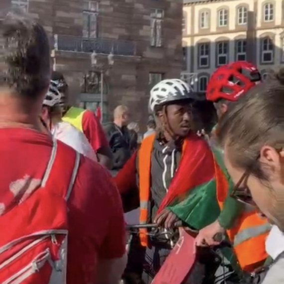 Evo ko sve dočekuje bicikliste blokadere u Strazburu; Ima svih, samo Srba nema FOTO/VIDEO