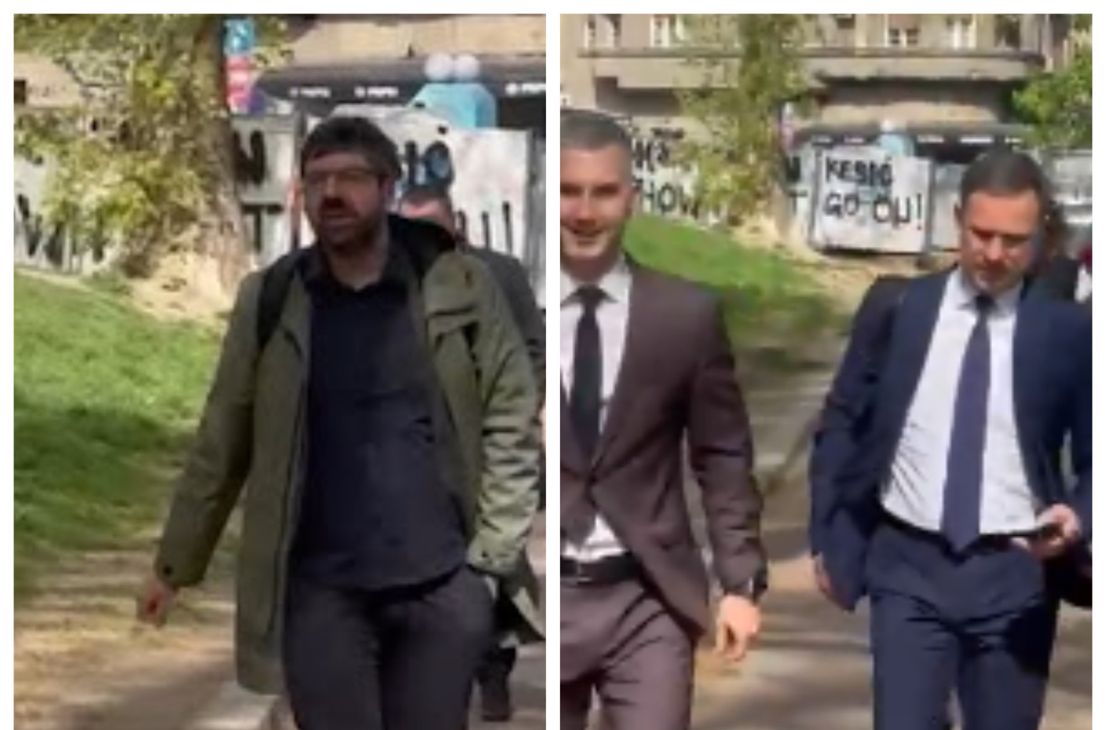 Opozicija beži na zadnji ulaz Narodne skupštine: Kriju se od građana VIDEO