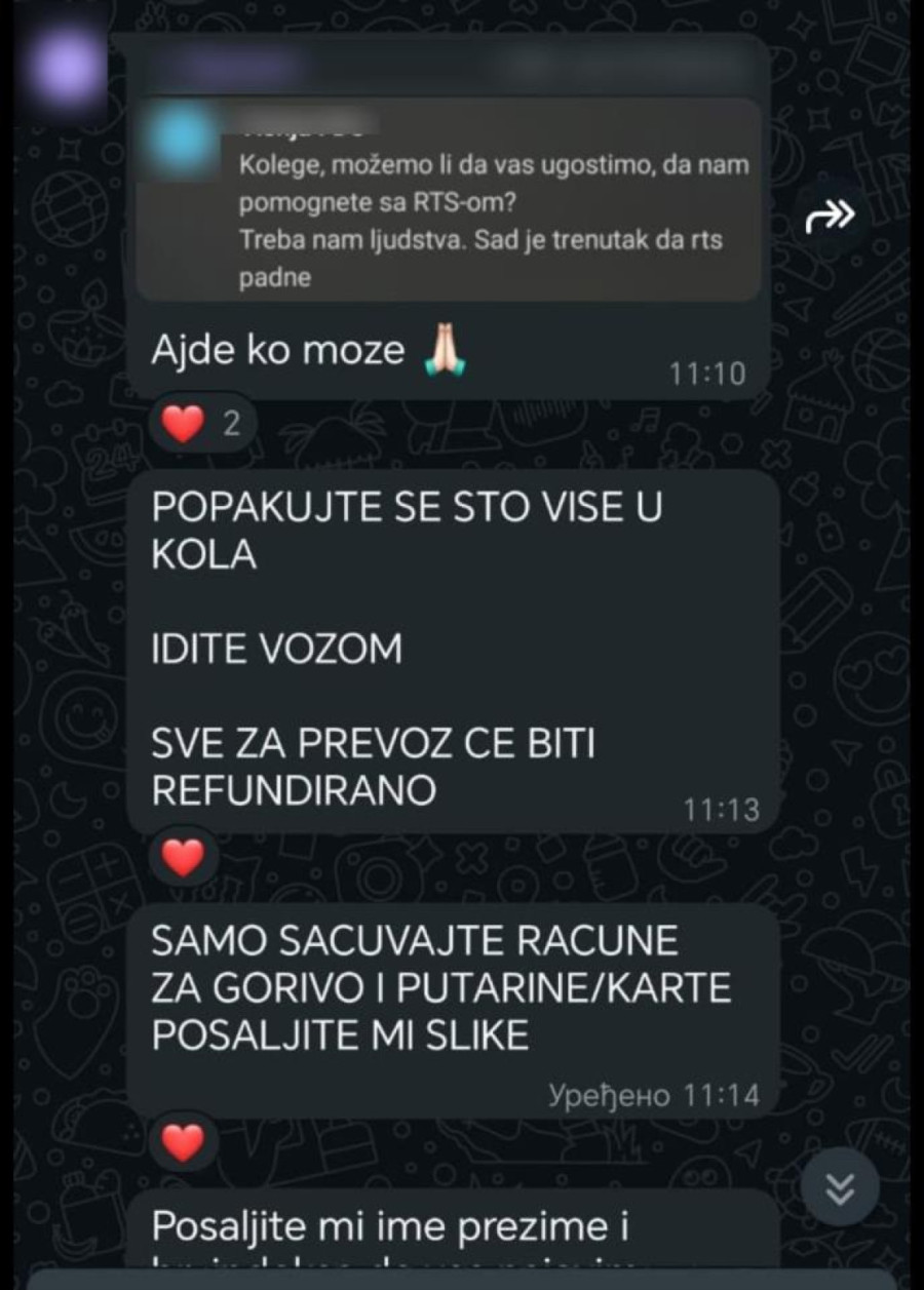 Dokaz da je obojena revolucija dobro plaćena: Studentima koji blokiraju RTS troškovi će biti refundirani