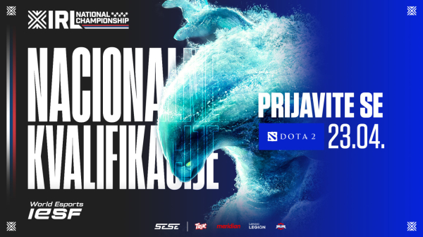 Prijave za nacionalne Dota 2 kvalifikacije za svetski IESF šampionat 2025 su otvorene!