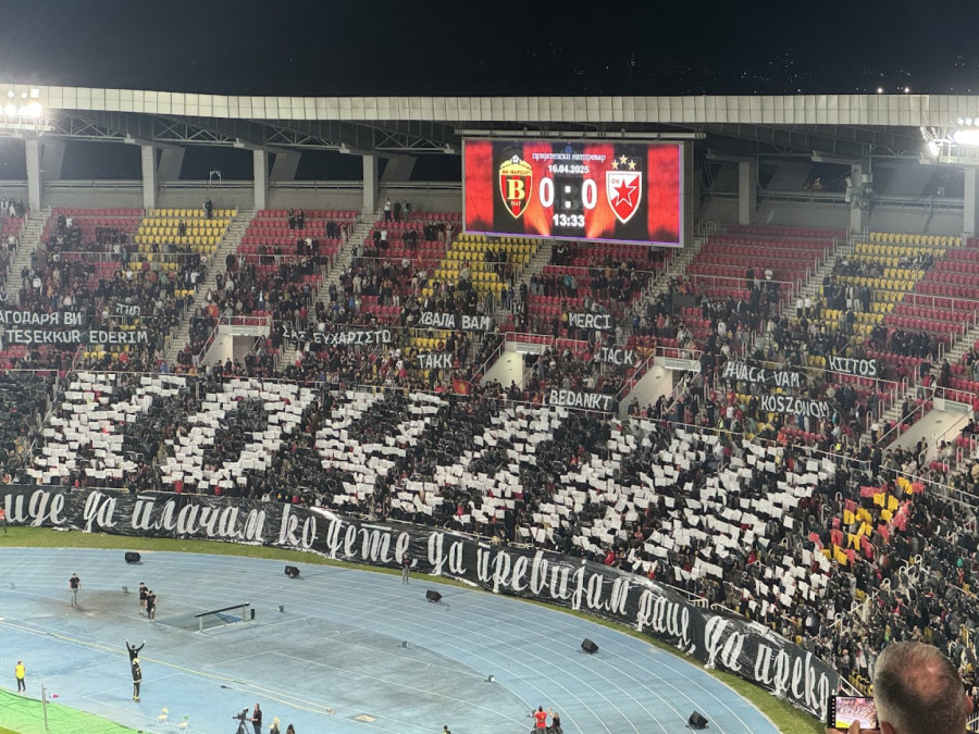 Emocije i suze u Skoplju za Kočane – pobeda Zvezde nad Vardarom