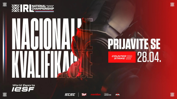 Prijave za nacionalne CS2 kvalifikacije za svetski IESF šampionat 2025 su otvorene!