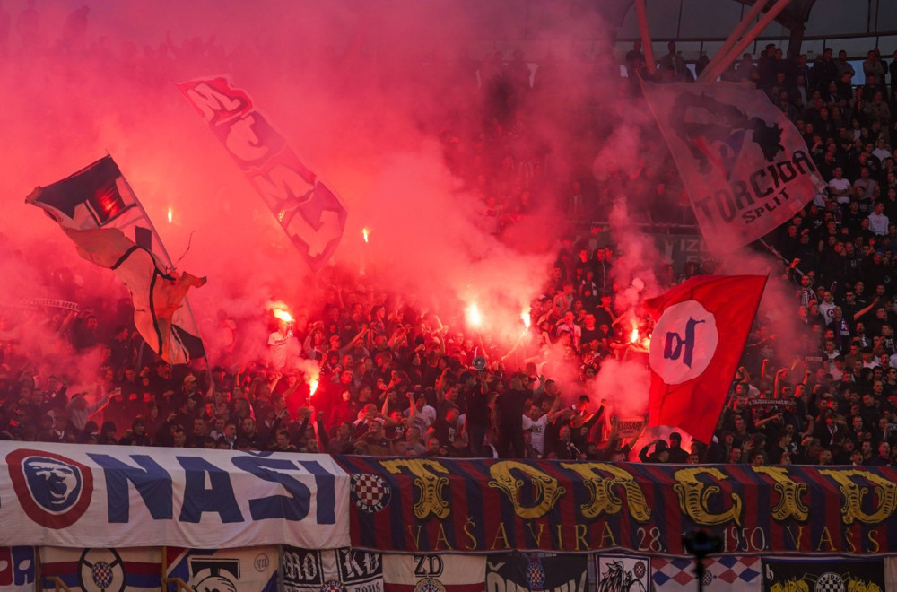 Opšta tuča u Splitu – "varniči" pred duel Hajduka i Dinama VIDEO