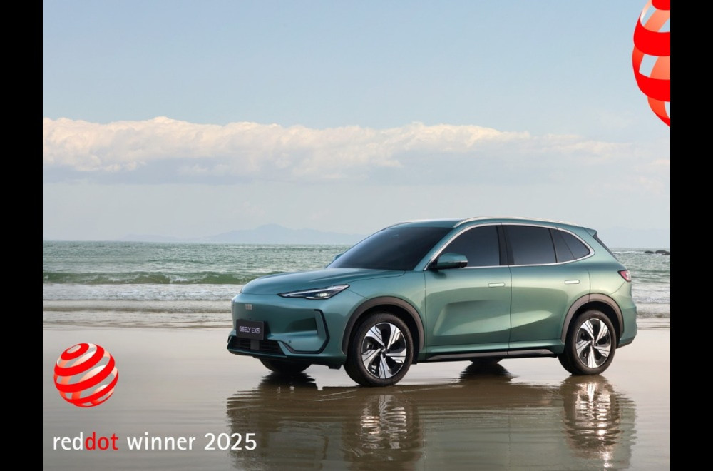 Geely EX5 osvojio nagradu Red Dot za izuzetan dizajn proizvoda