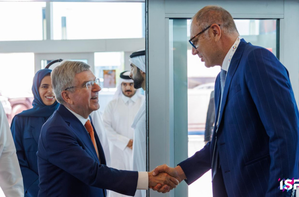 Tanasković i Tomas Bah na velikom skupu u Dohi