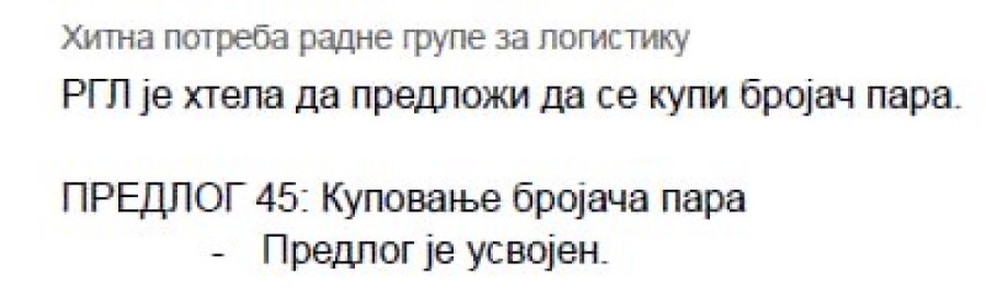 Blokaderi ne mogu da prebroje sav novac koji dobijaju; Kupuju brojač novčanica