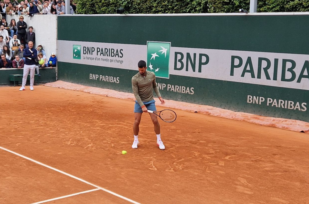 Đoković se zagrejao za start Rolan Garosa FOTO