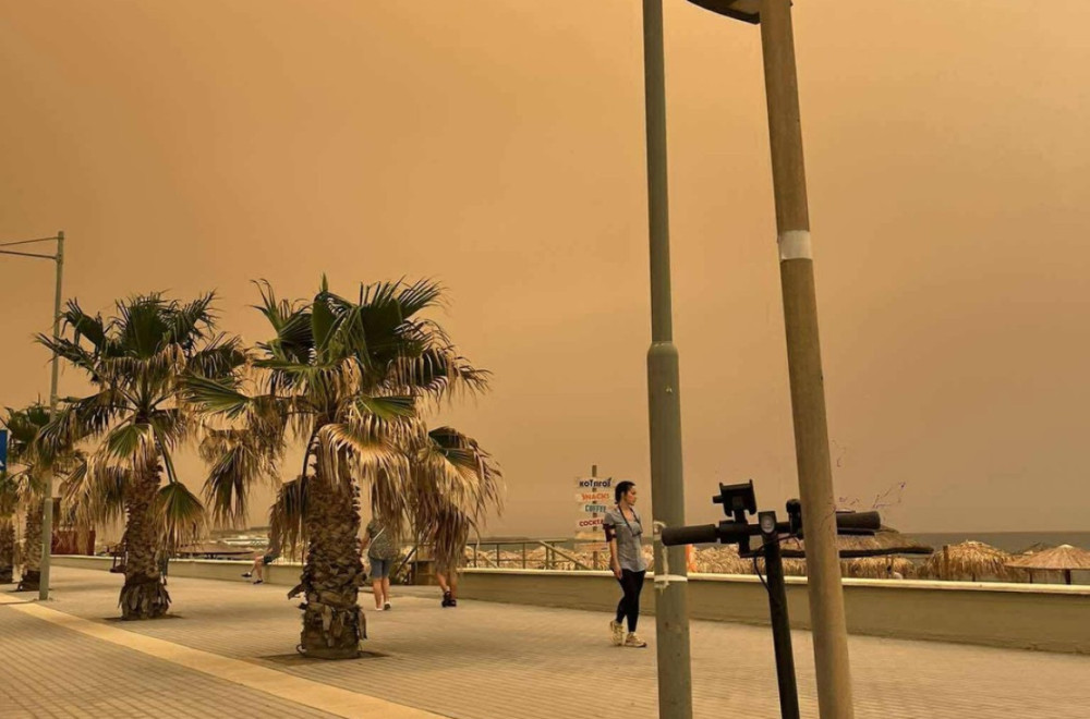 Sahara stigla u Evropu FOTO