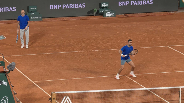 Đokovićev trening u minut do 12 FOTO