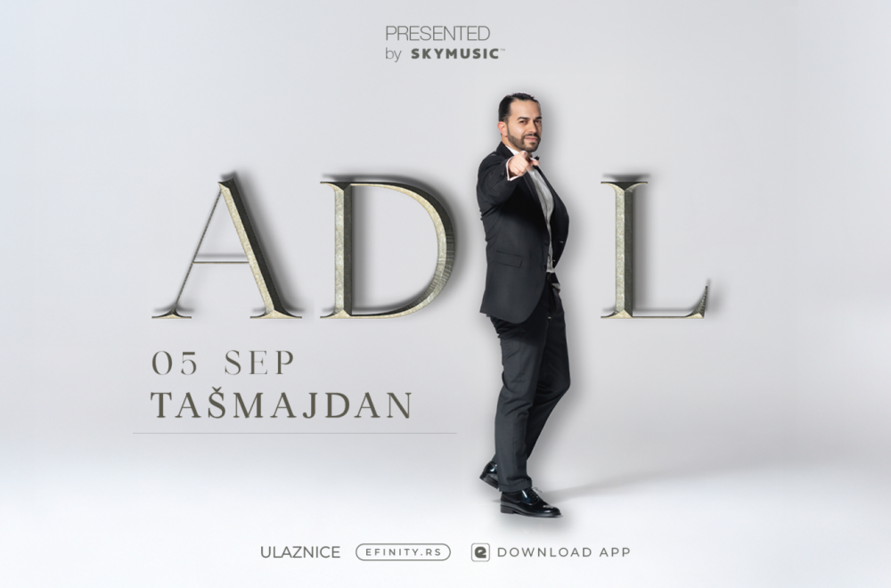 Adil zakazao veliki solistički koncert na Tašmajdanu 5. septembra