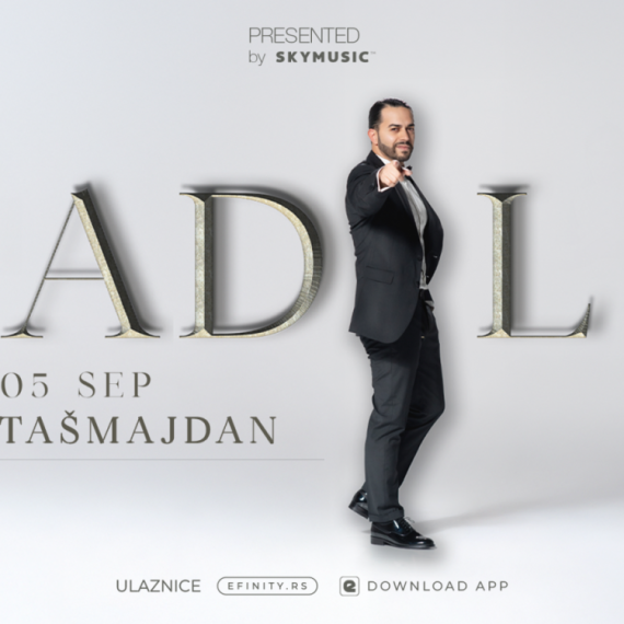 Adil zakazao veliki solistički koncert na Tašmajdanu 5. septembra