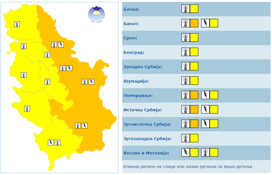 Vreme je poludelo; Popaljeni alarmi: Ekstremno visoke teperature, ali i pljuskovi sa grmljavinom