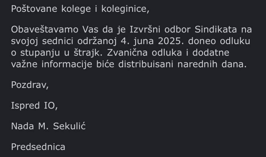 Filozofski fakultet doneo odluku o stupanju u štrajk na sednici za koju niko ne zna FOTO