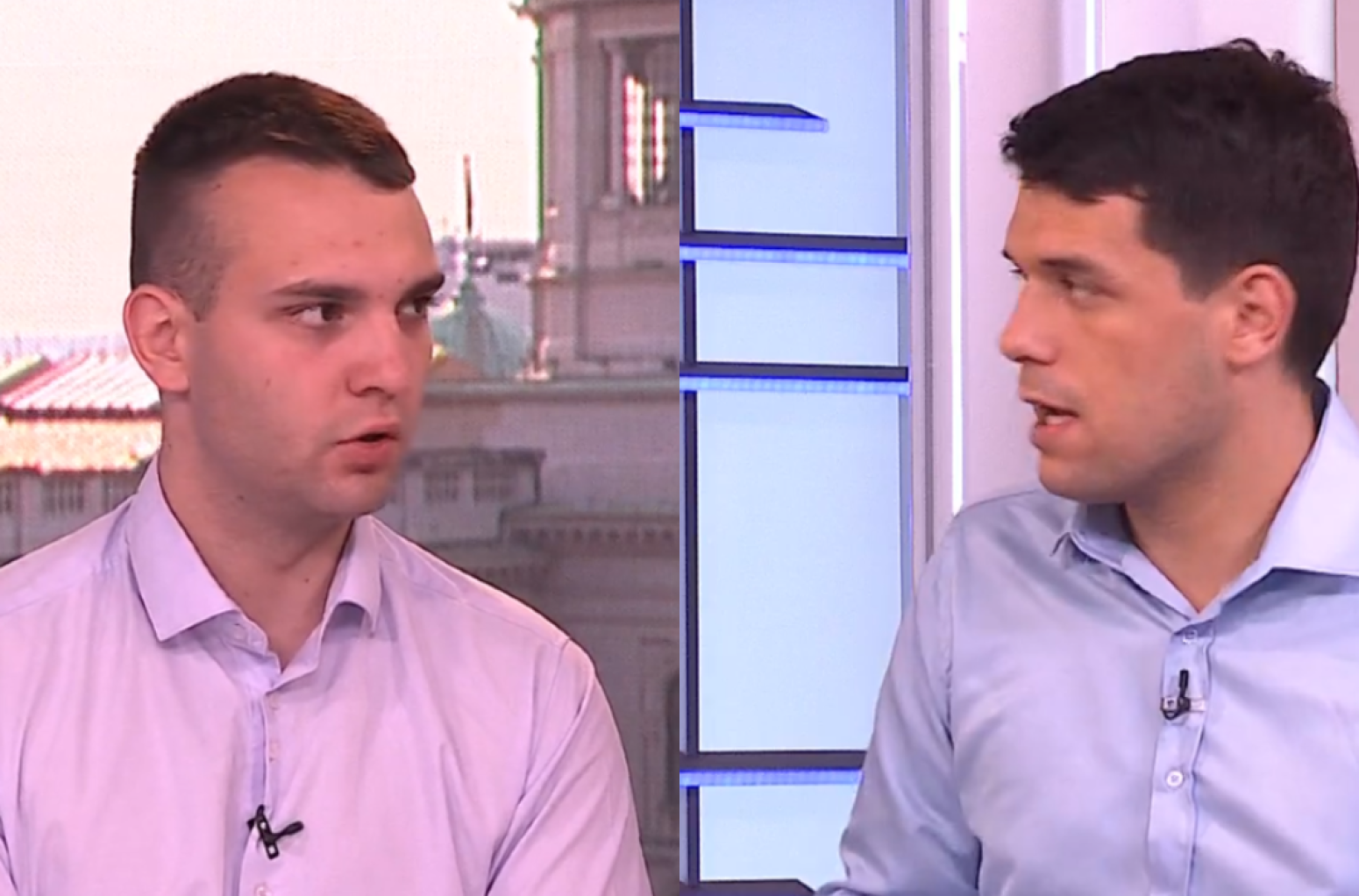 Napadnuti studenti Luka Lalošević i Vladimir Balać za TV Prva: Krvnički su nas udarali, šutirali, gađali VIDEO