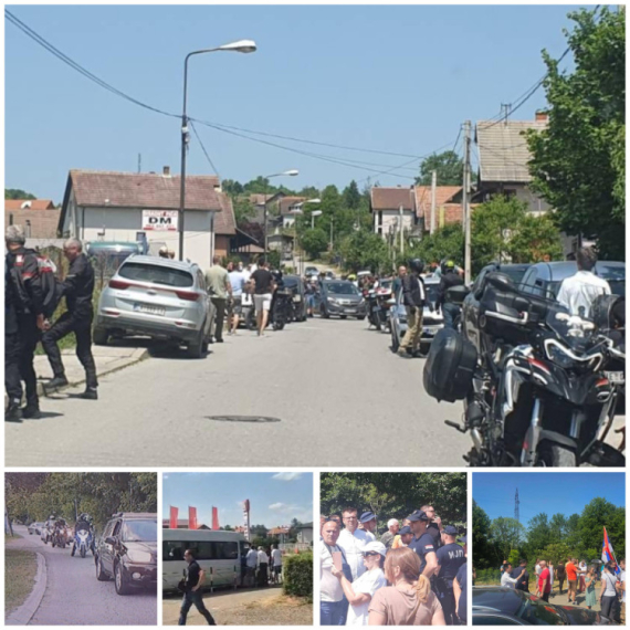 Kad opozicija režira film: "SNS pčele koje su teledirigovane da napadnu blokadere u Kosjeriću" FOTO
