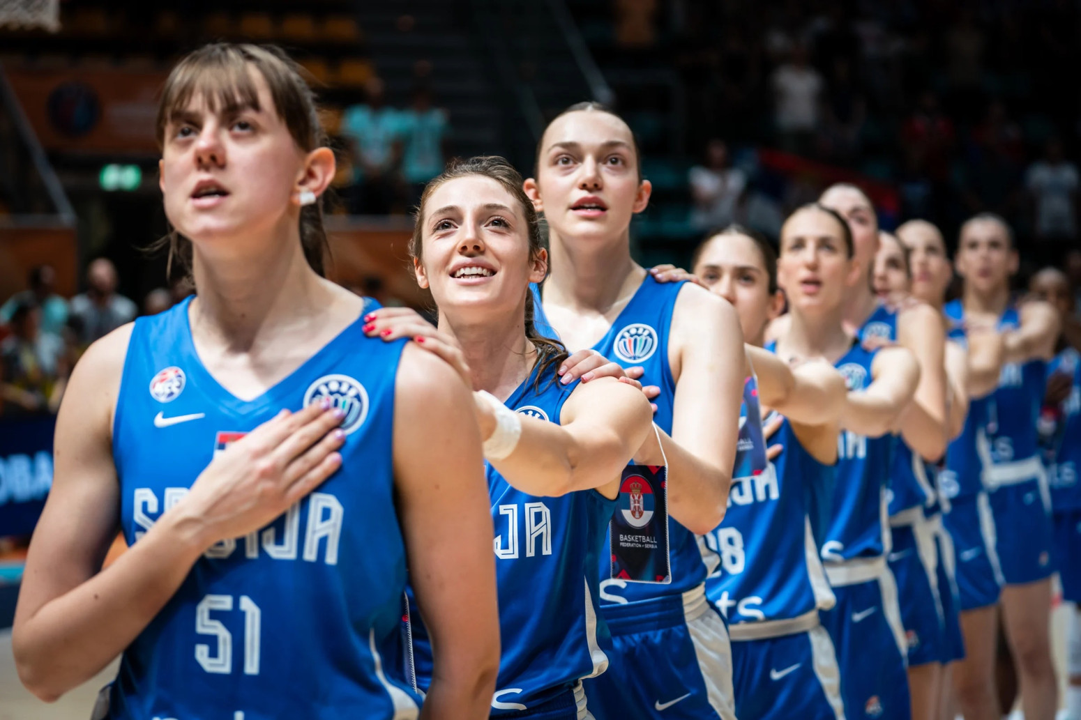 Trening košarkašica Srbije