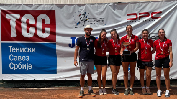 Zvezda i Spartak ekipni prvaci Srbije u tenisu