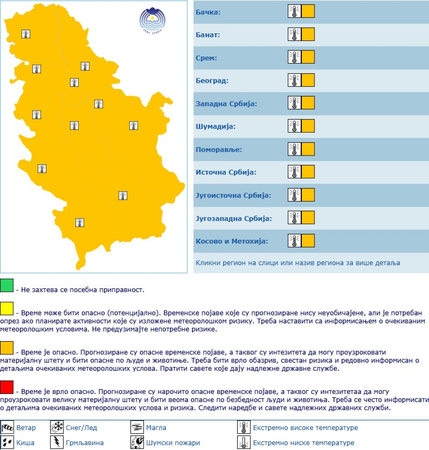 Upaljeni alarmi u Srbiji: Izdata upozorenja