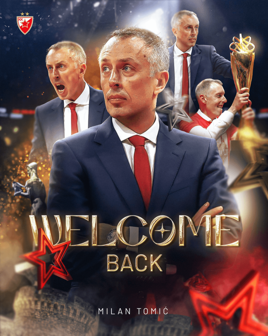 Zvanično: Milan Tomić generalni menadžer Zvezde