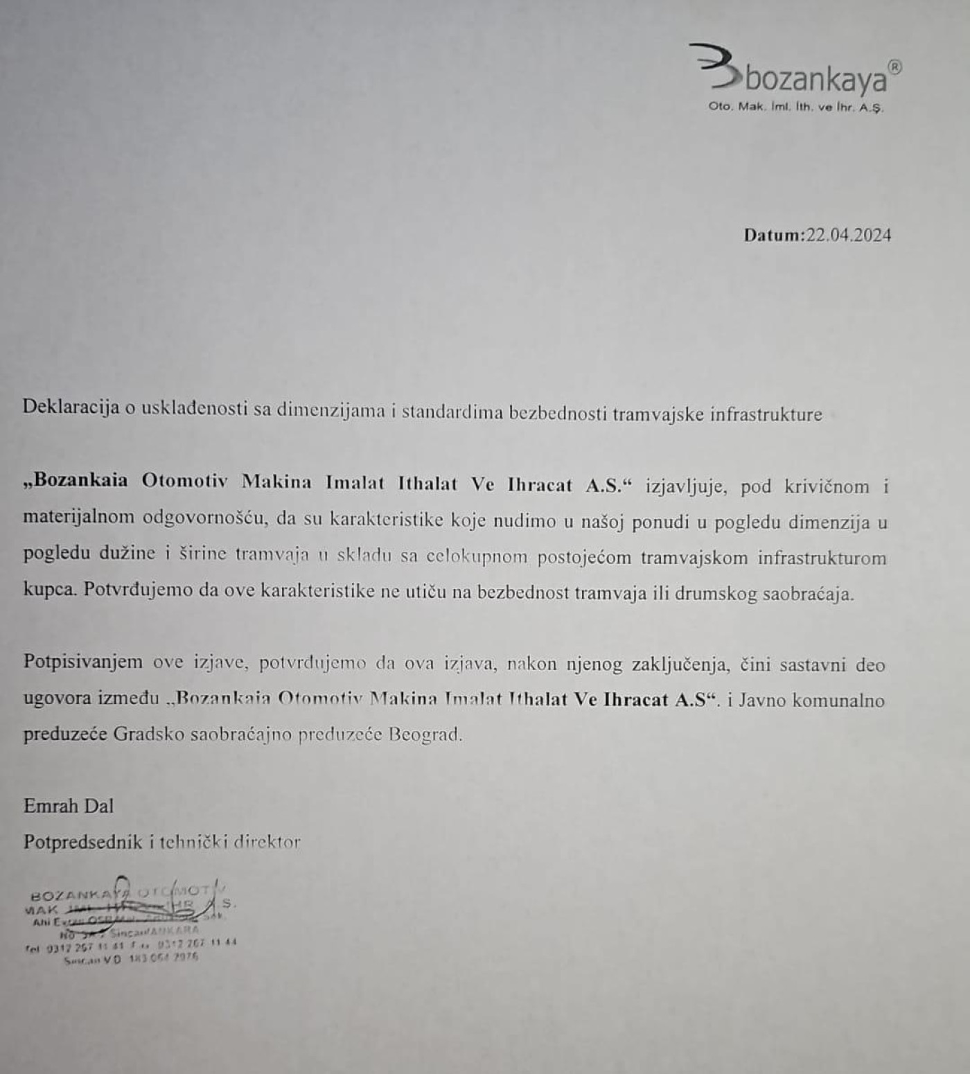 Oglasili se iz turske kompanije povodom tramvaja: Vozila odgovaraju beogradskoj infrastrukturi