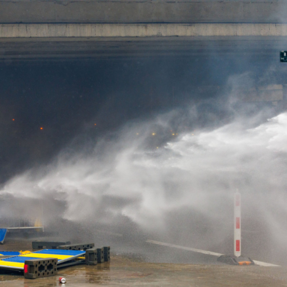 Bez milosti: Francuska policija rasterala blokadere vodenim topom VIDEO