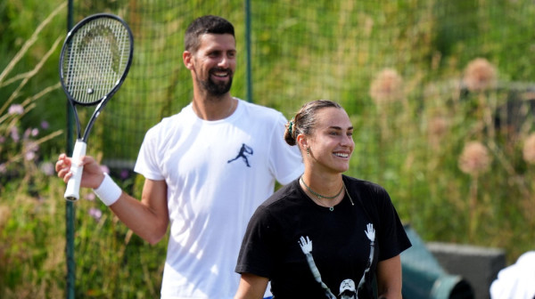 Sabalenka: "Posle treninga sa Novakom, lakše mi bude sa ženama"