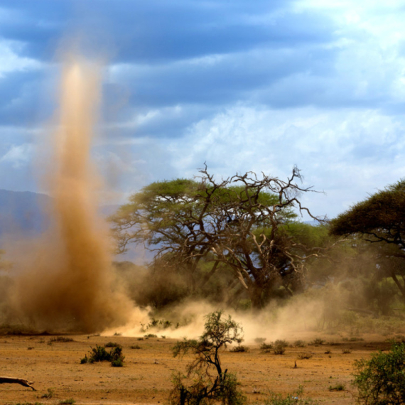 "Pustinjski đavo" na granici sa Srbijom: "Vrtlog je bio visok 50 metara" VIDEO