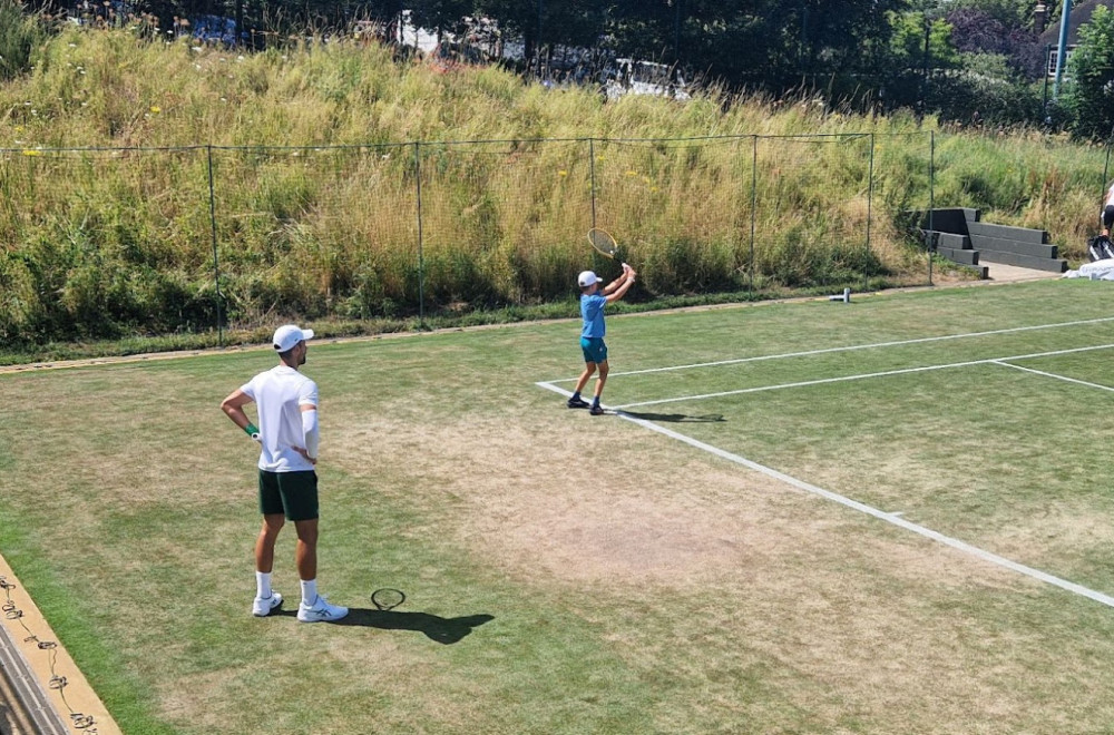 Novak i Stefan su sve bolji dubl partneri FOTO