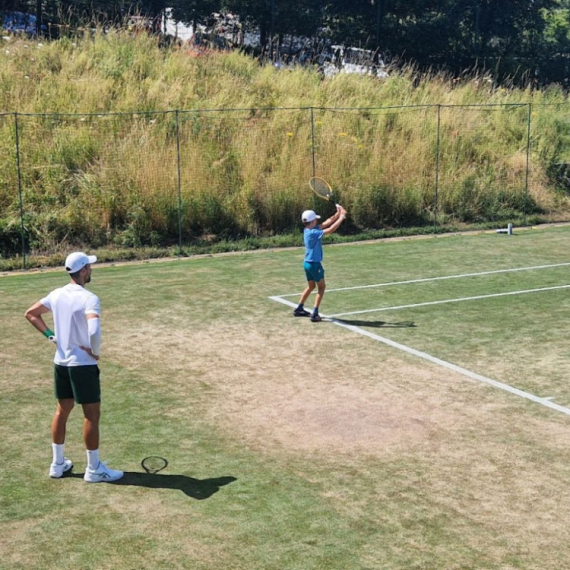 Novak i Stefan su sve bolji dubl partneri FOTO