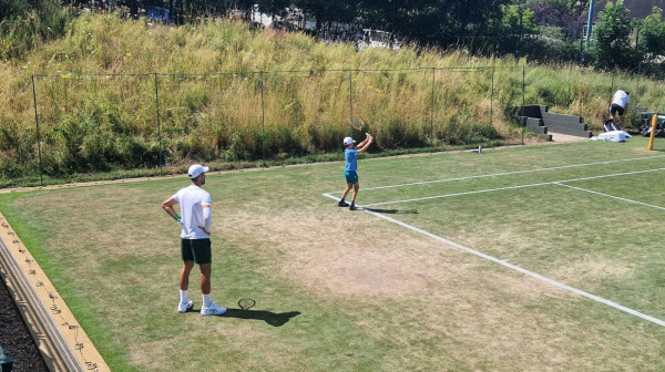 Novak i Stefan su sve bolji dubl partneri FOTO