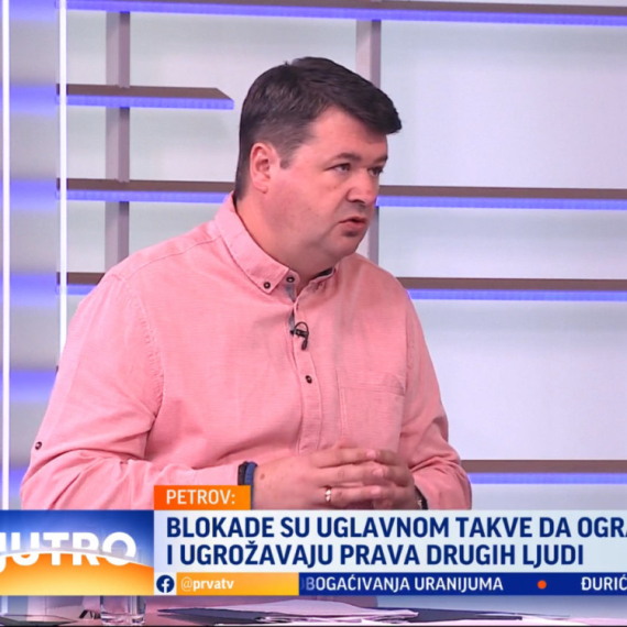 Profesor Petrov za TV Prva: Blokade direktno ugrožavaju sve veću lepezu prava dugih ljudi VIDEO