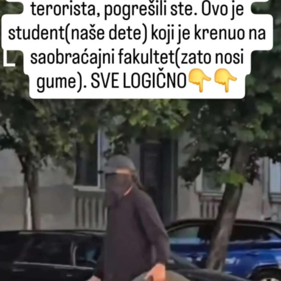 Urednik Srpskog telegrafa pokazao sav apsurd blokadera: "Ako ste pomislili da je ovo terorista..." FOTO