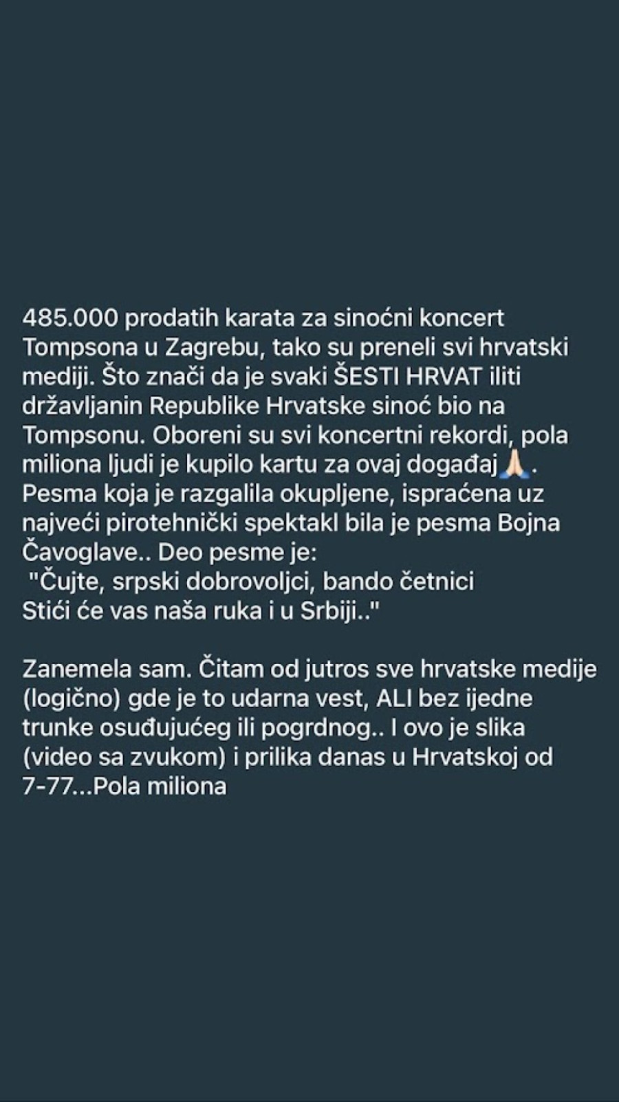 Dok Srbija otvara auto-puteve i povezuje region – Hrvatska slavi fašizam i proterivanje Srba FOTO/VIDEO