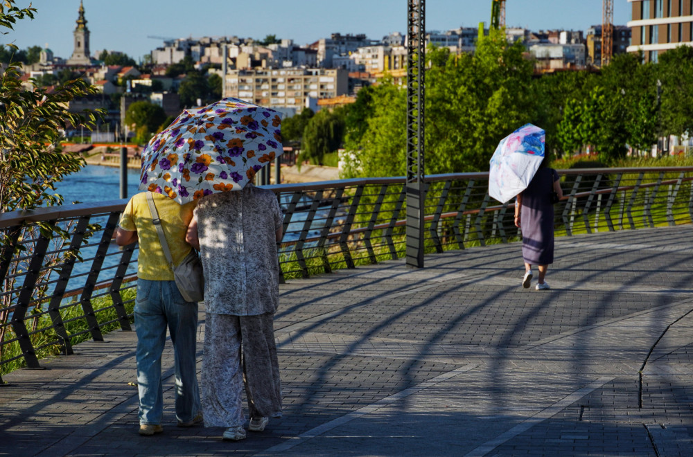Toplotni talas u jeku: U 13.00 časova izmereno 40 stepeni
