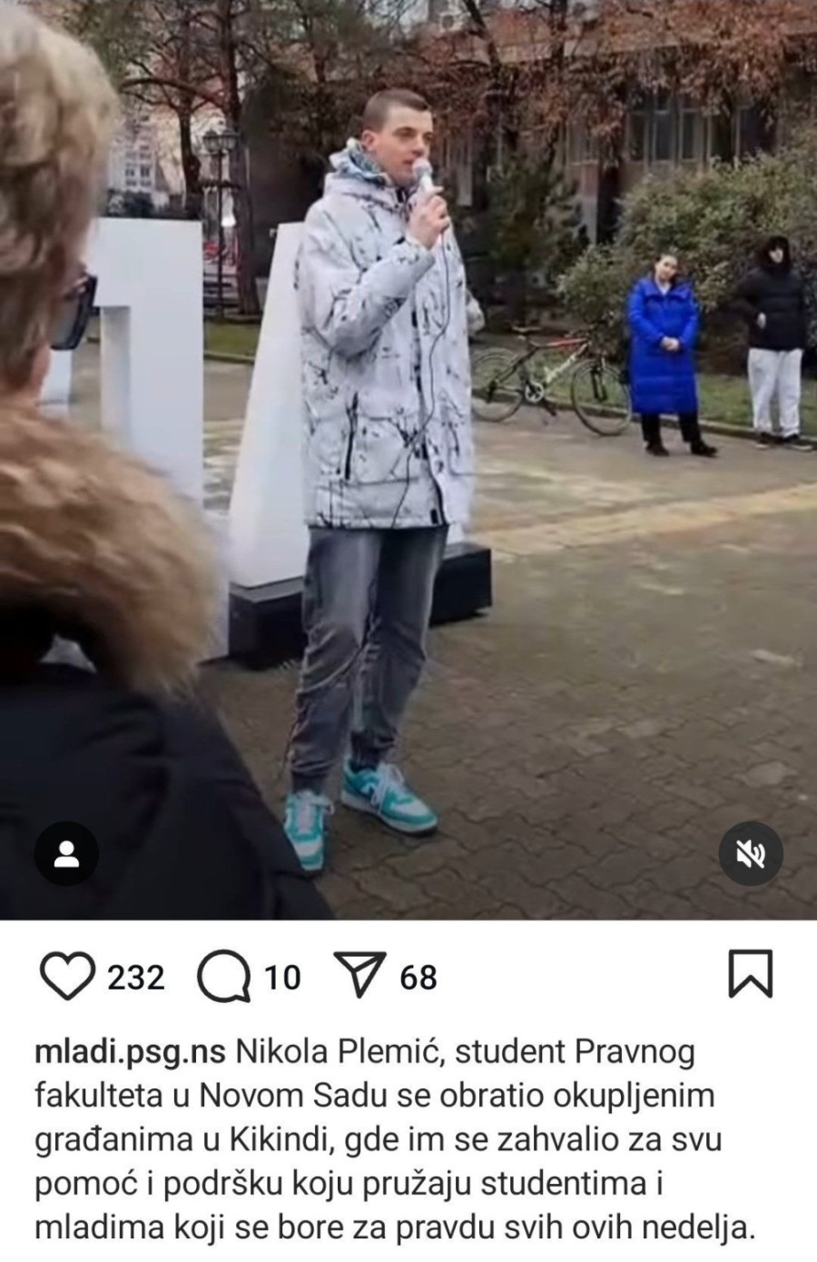 Studente koji ne žele da uče predvodi funkcioner stranke Pavla Grbovića FOTO/VIDEO