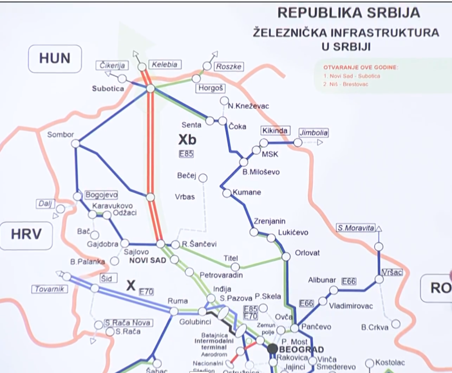 Vučić prikazao mapu sagrađenih puteva i onih koji će se graditi FOTO