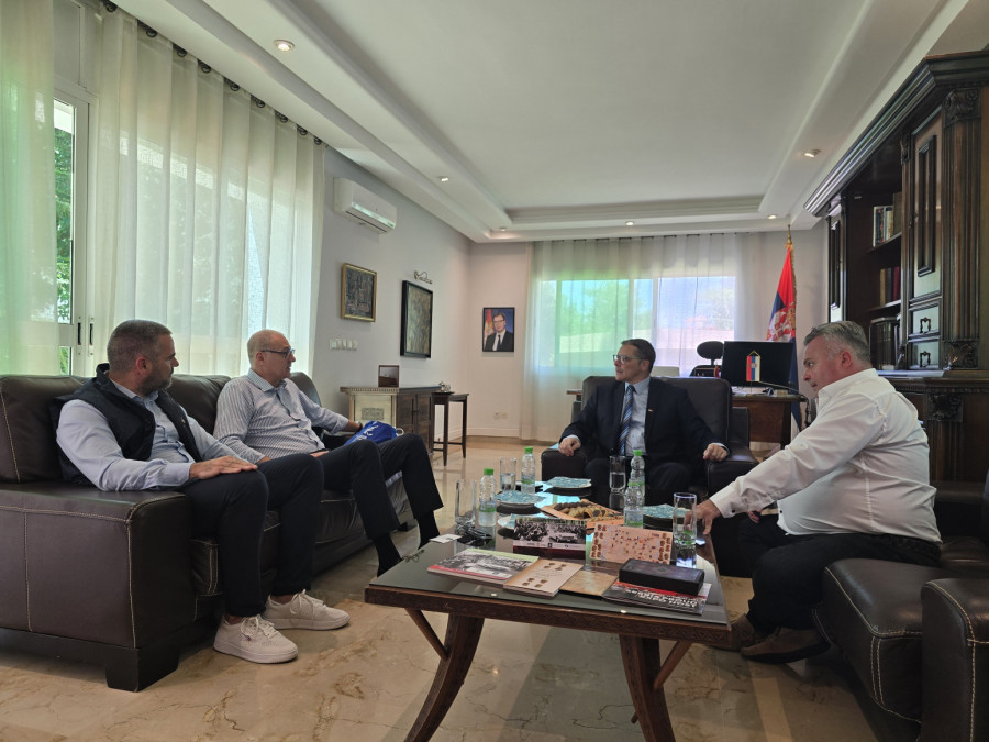 Prijem u ambasadi Srbije za delegaciju školskog sporta