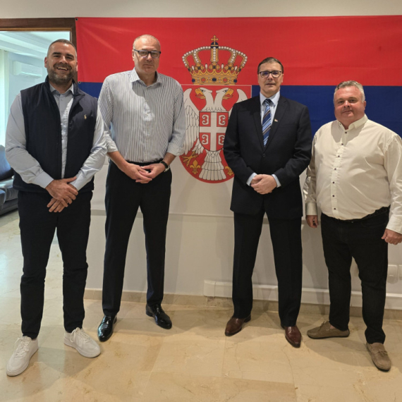Prijem u ambasadi Srbije za delegaciju školskog sporta