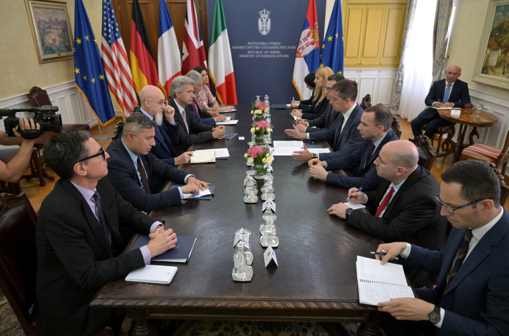 Zvanični Beograd održao sastanak sa ambasadorima Kvinte i šefom Misije EU: Hapšenje Popovića je progon