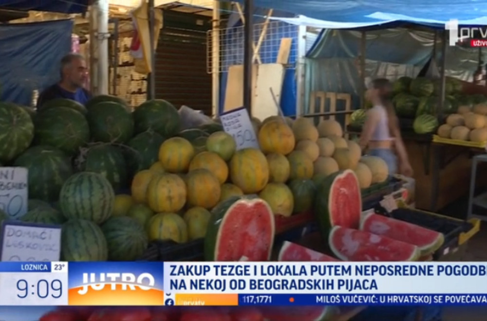 Zakupite tezge ili lokale putem neposredne pogodbe na nekoj od beogradskih pijaca VIDEO