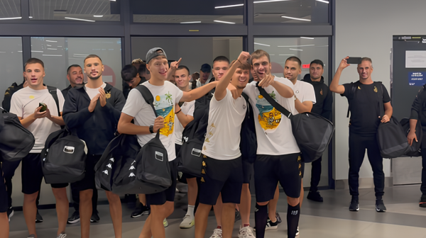 Fudbaleri Partizana se šokirali na aerodromu! VIDEO