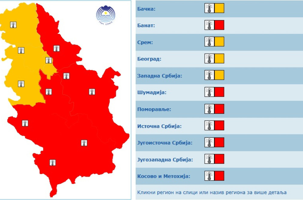 RHMZ izdao hitno upozorenje; Opasnosti se udružuju; Alarm za alarmom FOTO