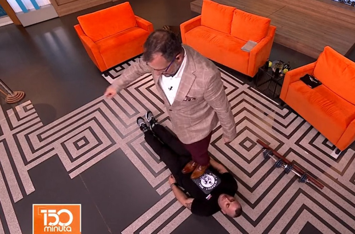 Srpski Hulk napravio pometnju u studiju: Šipka, flaše pa pesnica VIDEO