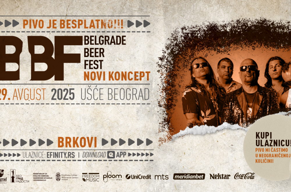 Punk - folk haos  na Ušću: Brkovi stižu na Belgrade Beer Fest